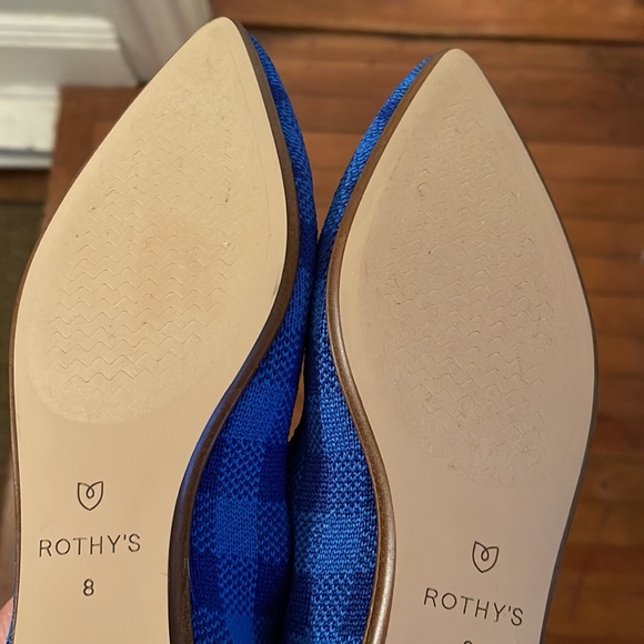 Rothy’s limited edition gingham check flat size 8 - Picture 4 of 4